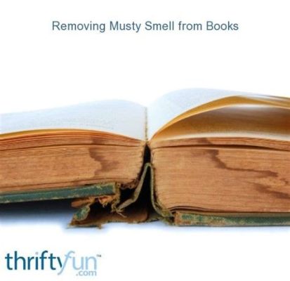 how to get the musty smell out of books and what's the best way to keep your books smelling fresh